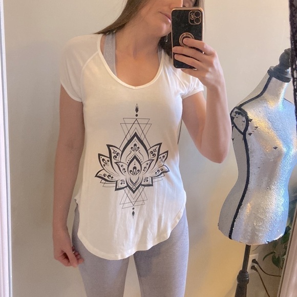 LOTUS Tee - tencel and organic cotton top (white) - Picture 8 of 9